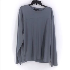 Kenneth Cole Glacier Blue Long Sleeve Shirt XXL